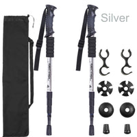 2pcs/lot of trekking poles, telescopic walking stick