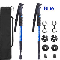 2pcs/lot of trekking poles, telescopic walking stick