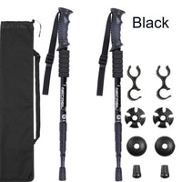 2pcs/lot of trekking poles, telescopic walking stick