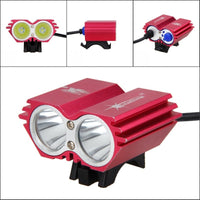 Waterproof LED Front Bicycle Headlight Dual Lamps