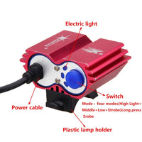 Waterproof LED Front Bicycle Headlight Dual Lamps