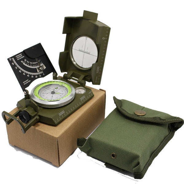 Outdoor survival military compass for camping and hiking