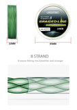 JACKFISH 100m 8 strand PE braided fishing line 10-80LB